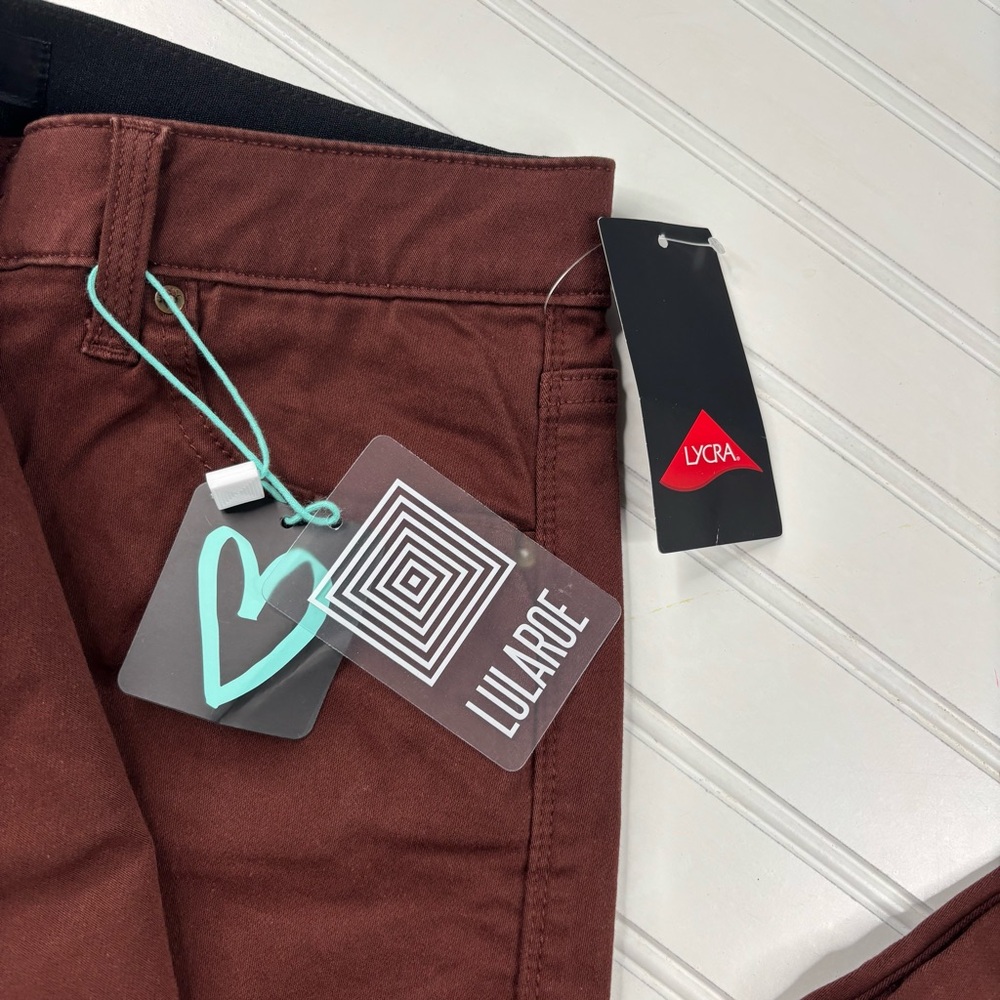 Chocolate Brown Skinny Denim - LuLaRoe Denim - Picture 3 of 6